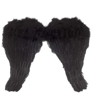 ANGEL WINGS 24" BLACK FEATHER