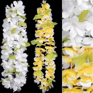 WHITE/YELLOW PLUMERIA LEI COMBO PACK