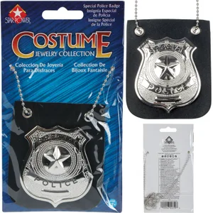 SPECIAL POLICE BADGE NECKLACE