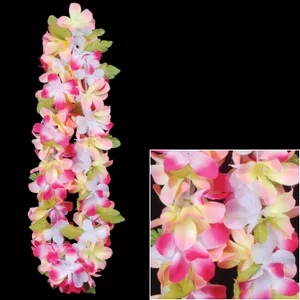 MULTI-COLOR PLUMERIA FLOWER LEI