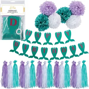 MERMAID BIRTHDAY GARLAND KIT