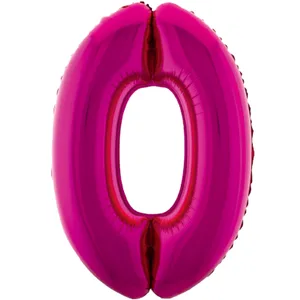 31" NUMBER 0 FUCHSIA