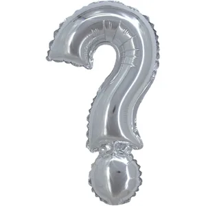 16" SYMBOL ? QUESTION MARK SILVER