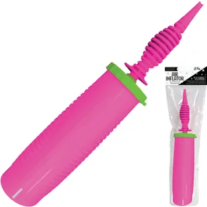 HAND HELD AIR PUMP INFLATOR PINK/GREEN