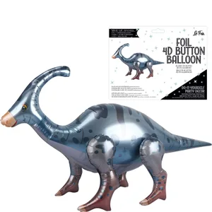 DUCK-BILLED DINOSAUR 4D BUTTON AIR INFLATE
