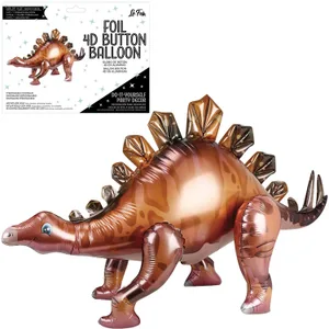 STEGOSAURUS DINOSAUR 4D BUTTON AIR INFLATE
