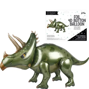 TRICERATOPS DINOSAUR 4D BUTTON AIR INFLATE