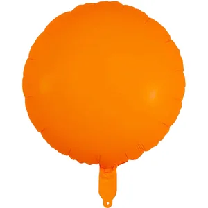 18" NEON ORANGE ROUND