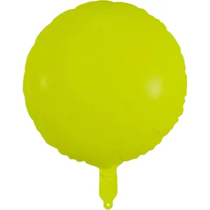 18" NEON YELLOW ROUND