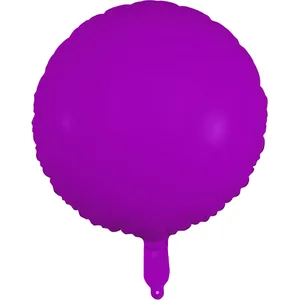 18" NEON PURPLE ROUND