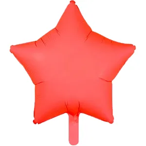 18" NEON RED STAR