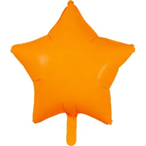 18" NEON ORANGE STAR