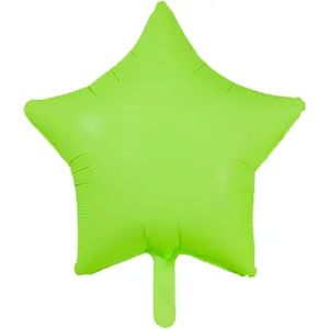 18" NEON GREEN STAR