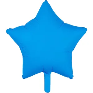 18" NEON BLUE STAR
