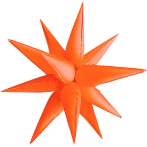 26" NEON ORANGE STARBURST