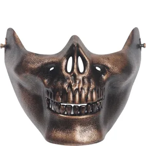 BRONZE SKELETON HALF MASK