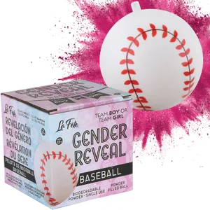 GENDER REVEAL BASEBALL GIRL