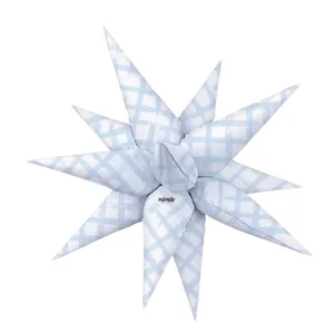 26” Blue Watercolor Starburst
