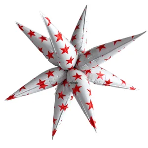 32” Red Sparkle Star Starburst