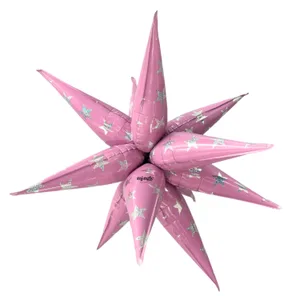 32” Pink Sparkle Star Starburst