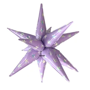 32” Purple Sparkle Starburst