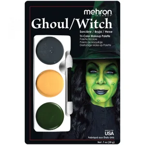GHOUL/WITCH TRI-COLOR CHARACTER MAKEUP PALETTE