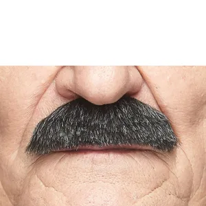 SUAVE FAKE MUSTACHE GRAY & WHITE