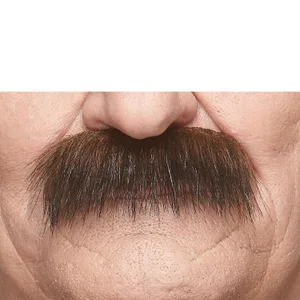 GRANDPA'S FAKE MUSTACHE BROWN & GRAY