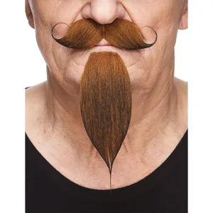 NAPOLEON III IMPERIAL FAKE MUSTACHE & BEARD GINGER