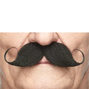 GENTLEMEN FAKE MUSTACHE BLACK