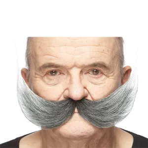 FISHERMAN'S FAKE MUSTACHE SALT & PEPPER