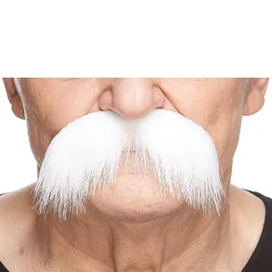 WALRUS FAKE MUSTACHE WHITE