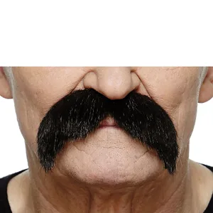 WALRUS FAKE MUSTACHE BLACK