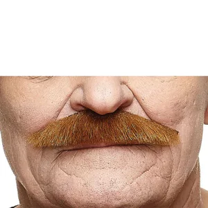 POLICEMAN FAKE MUSTACHE CHESTNUT