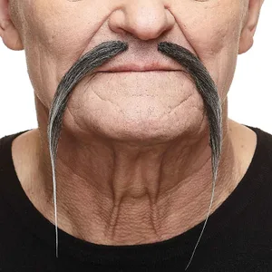 CHINESE FAKE MUSTACHE SALT & PEPPER