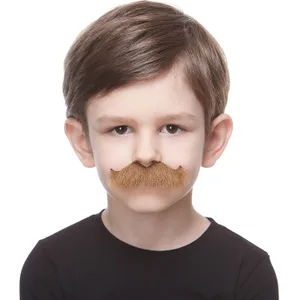 ROCKING GRANDPA'S FAKE MUSTACHE FOR KIDS CHESTNUT