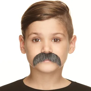 WALRUS FAKE MUSTACHE FOR KIDS SALT & PEPPER