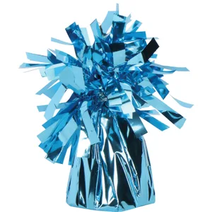 CARIBBEAN BLUE FOIL BALLOON WEIGHT 4OZ