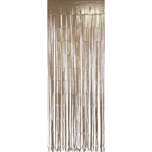 GOLD MATTE FOIL FRINGE CURTAIN