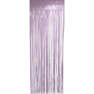 PURPLE PASTEL FOIL FRINGE CURTAIN