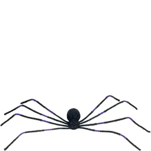 50" BLACK/PURPLE SHAKING SPIDER