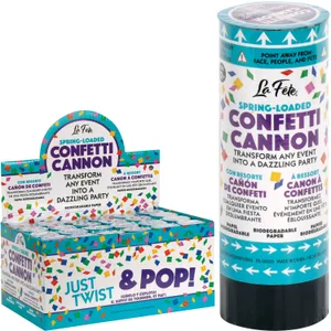 4" SPRING LOADED BIODEGRADABLE CONFETTI CANNON (24)
