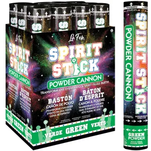 12" POWDER SPIRIT STICK CANNON GREEN