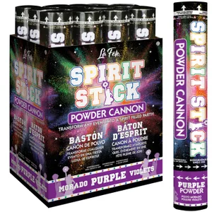 12" POWDER SPIRIT STICK CANNON PURPLE