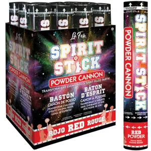 12" POWDER SPIRIT STICK CANNON RED
