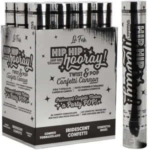 12" CELEBRATION CANNON IRIDESCENT CONFETTI