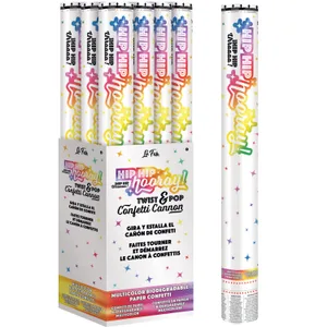 30" VALUE MULTICOLOR CONFETTI CANNON