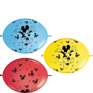 12" MICKEY MOUSE QUICK LINK BANNER BALLOONS