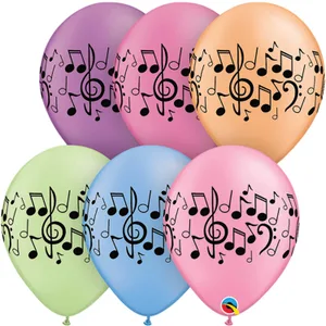 11" MUSIC NOTES NEON AROUND