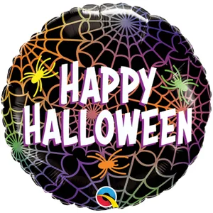 18" HALLOWEEN SPIDERS & WEBS 